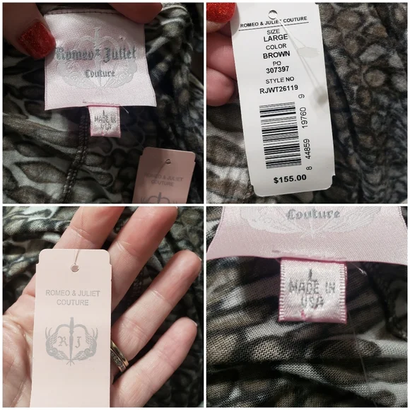 NWT Romeo & Juliet Couture Sz L Hi-Lo Dress - Picture 3 of 16